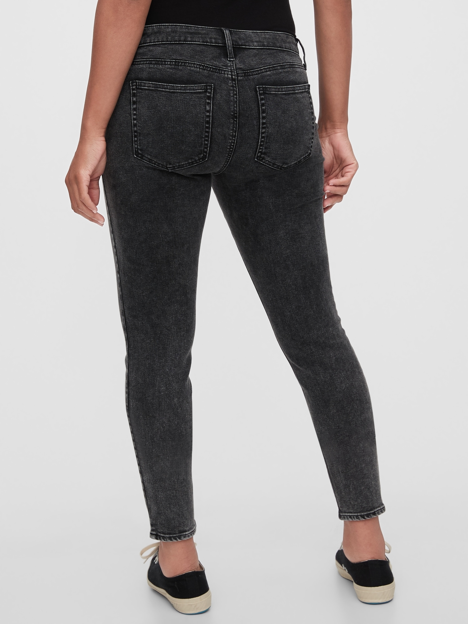 Maternity Inset Panel Skinny Jeans Gap
