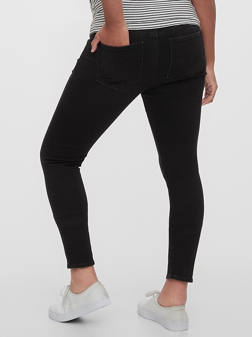 Image number 2 showing, Maternity True Waist Full Panel True Skinny Jeans