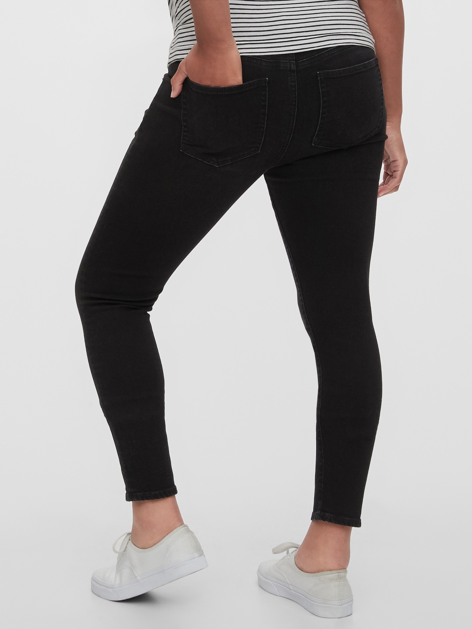 Maternity True Waist Full Panel True Skinny Jeans Gap