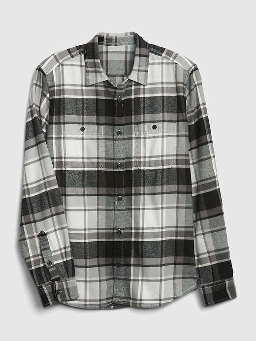 Image number 6 showing, Pocket Flannel Shirt in Standard Fit