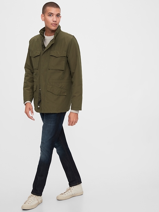 gap military jacket mens