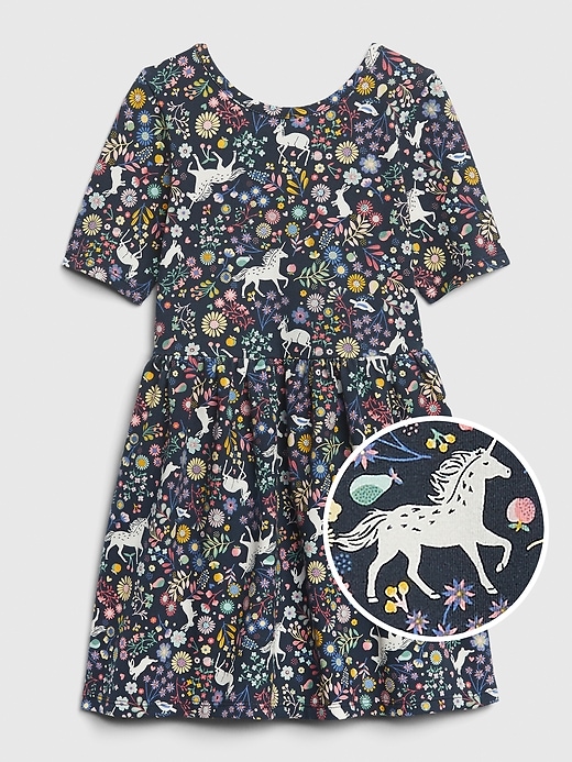 Toddler Unicorn Skater Dress