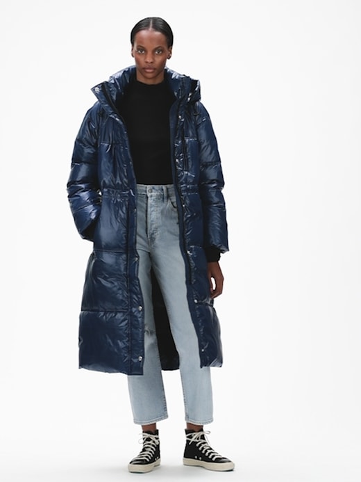 gap elongated down puffer jacket