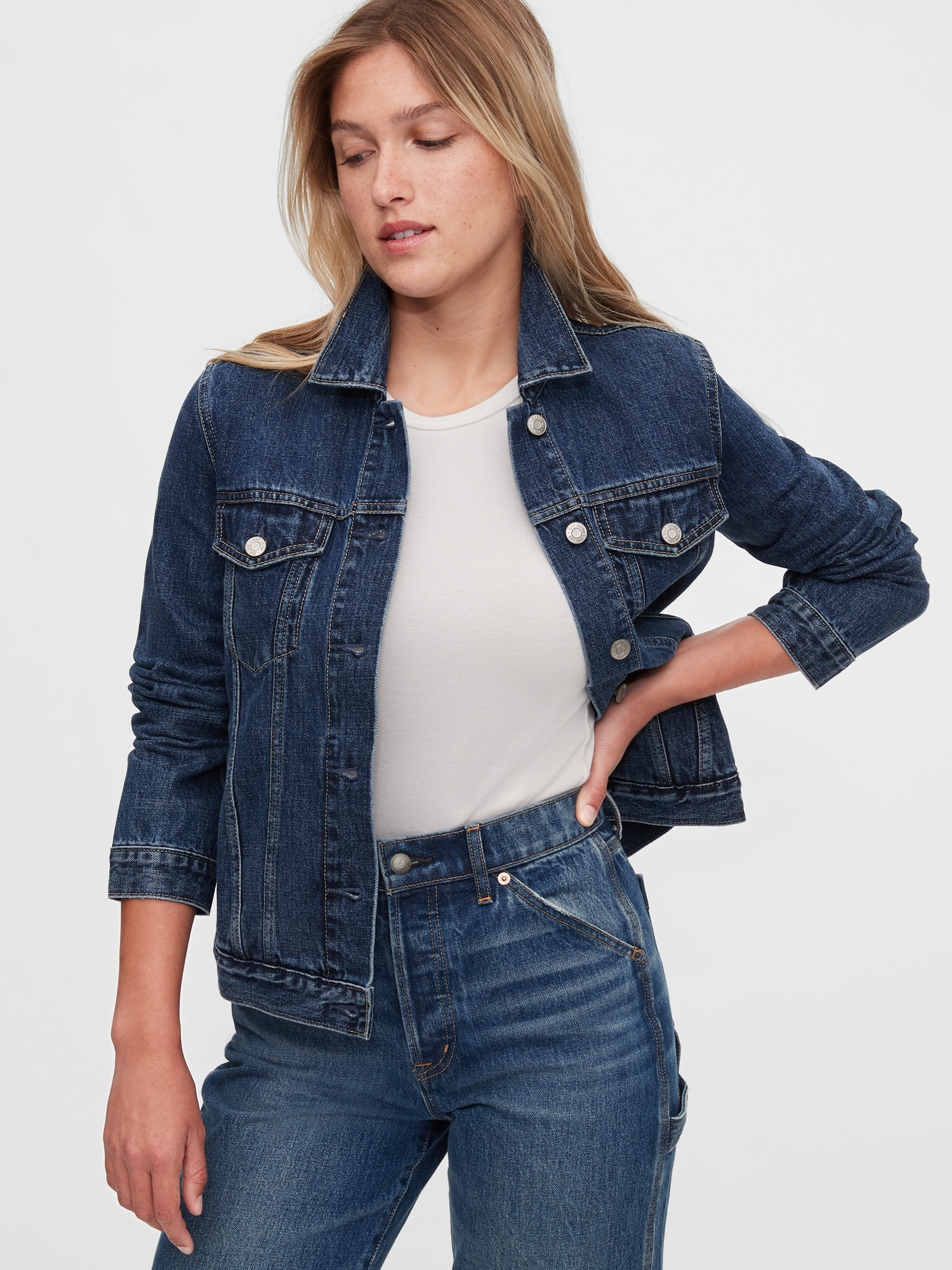 gap petite denim jacket