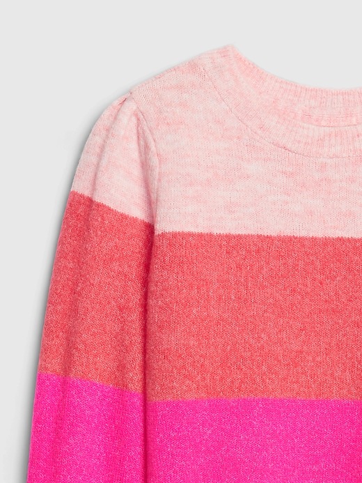 Image number 4 showing, Kids Stripe Crewneck Sweater