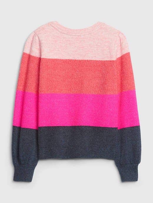 Image number 3 showing, Kids Stripe Crewneck Sweater