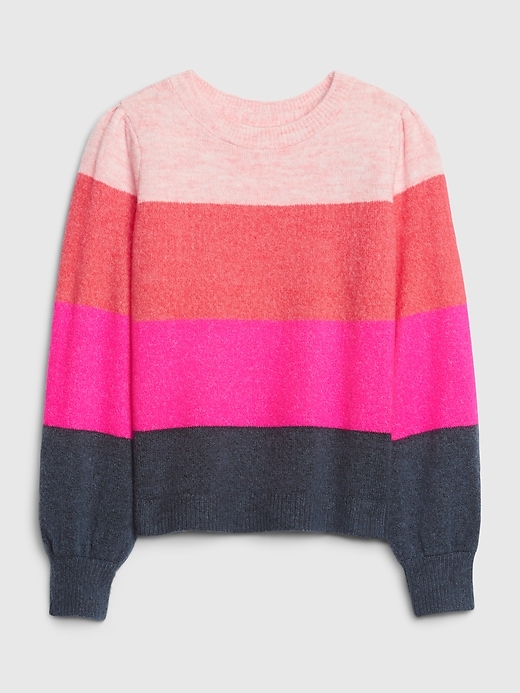 Image number 1 showing, Kids Stripe Crewneck Sweater