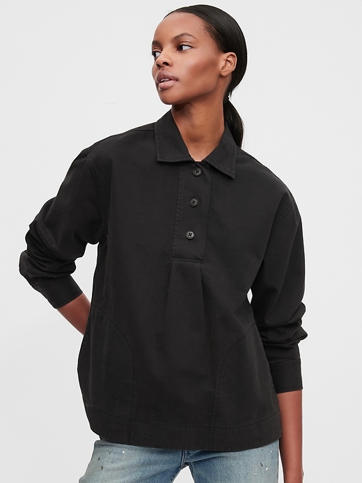 View large product image 1 of 1. Workforce Collection Popover Shirt