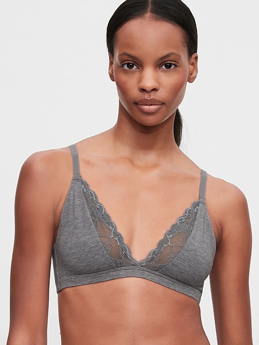 Image number 8 showing, Breathe Lace Plunge Bralette