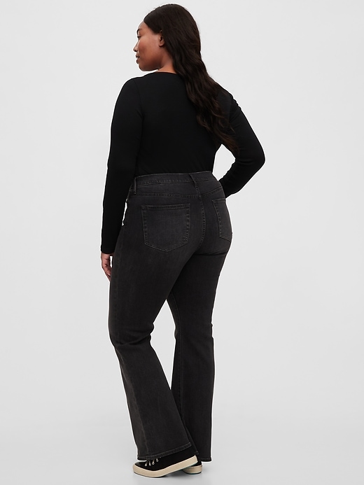 Image number 7 showing, High Rise Flare Jeans with Secret Smoothing Pockets