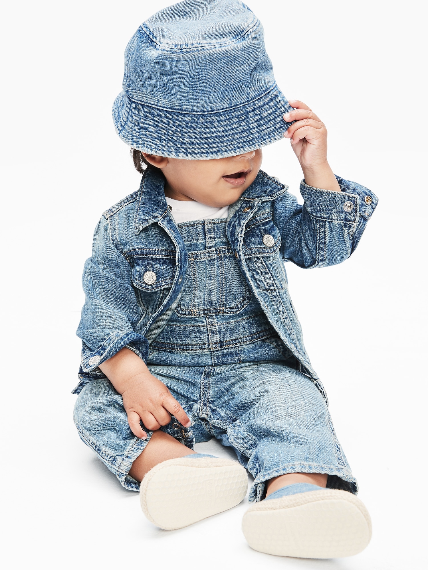 baby overalls denim