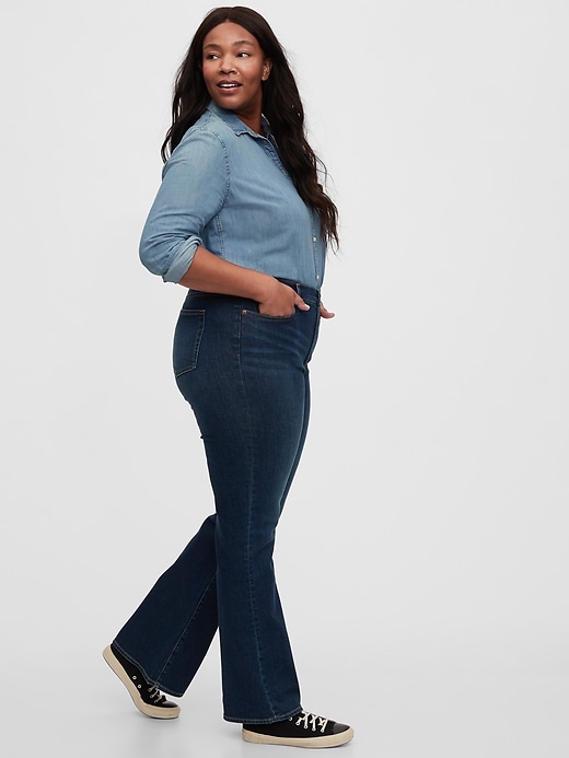 Image number 6 showing, High Rise Flare Jeans with Washwell&#153