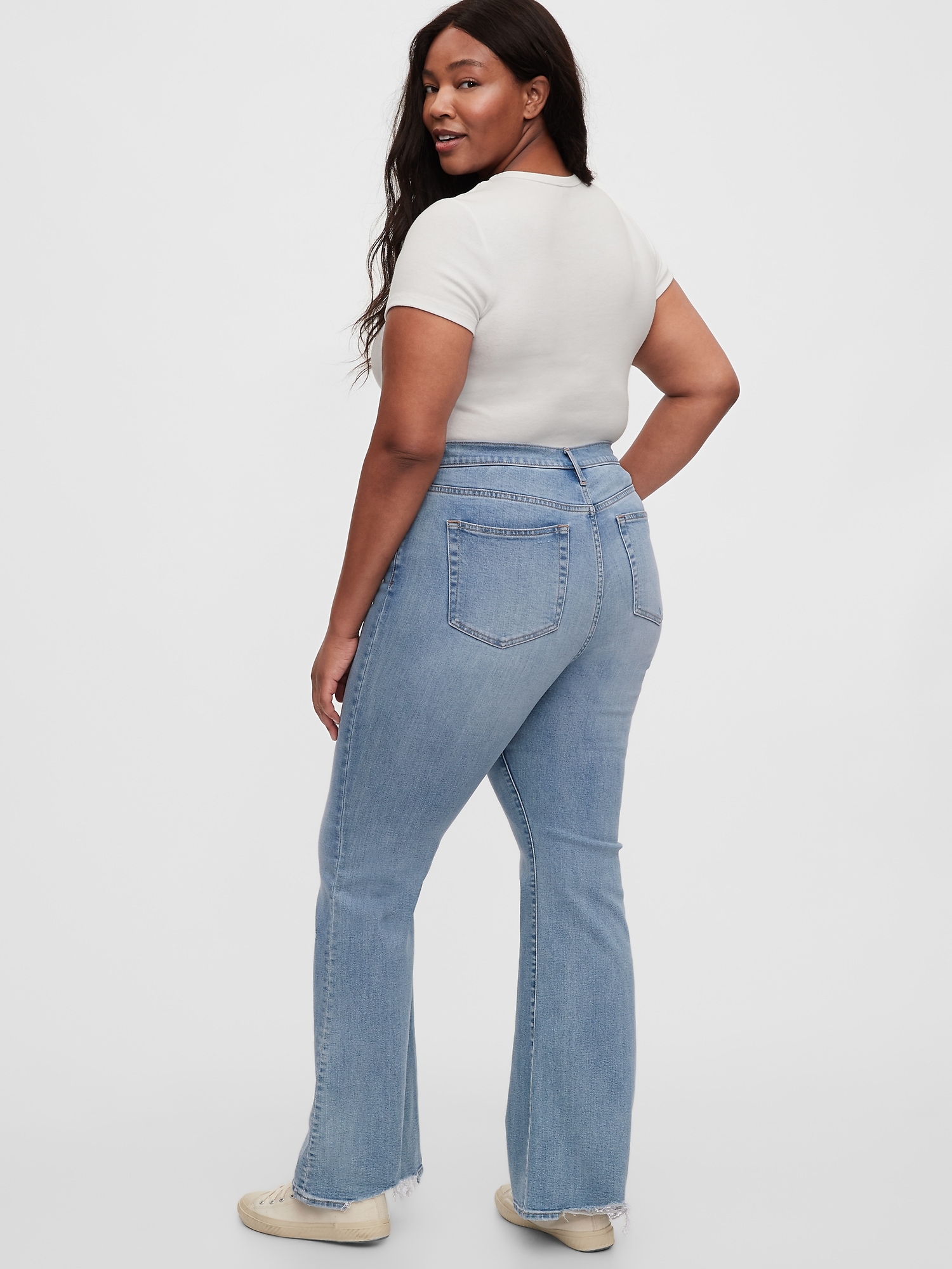 High Rise Flare Jeans | Gap