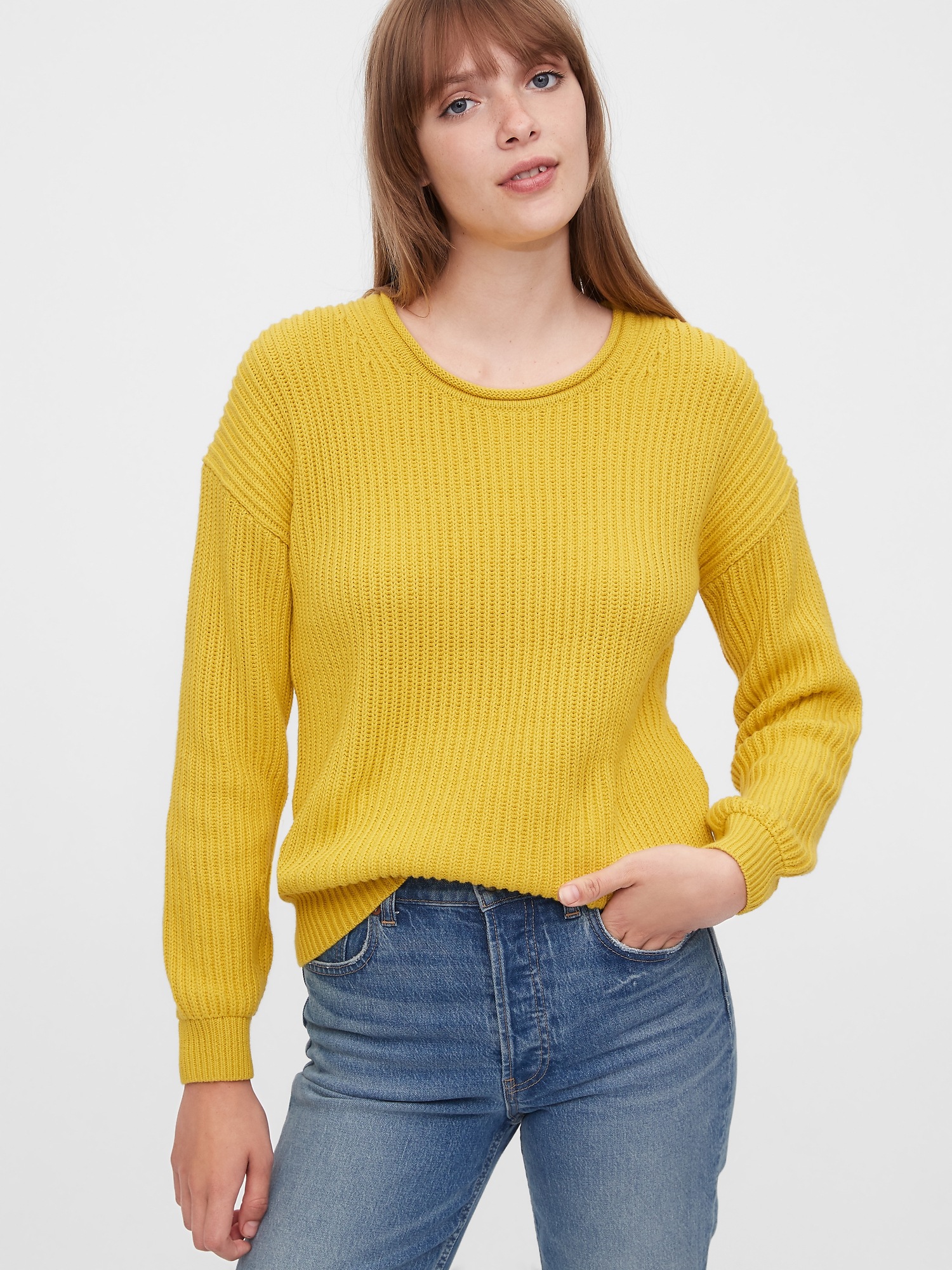 gap yellow sweater