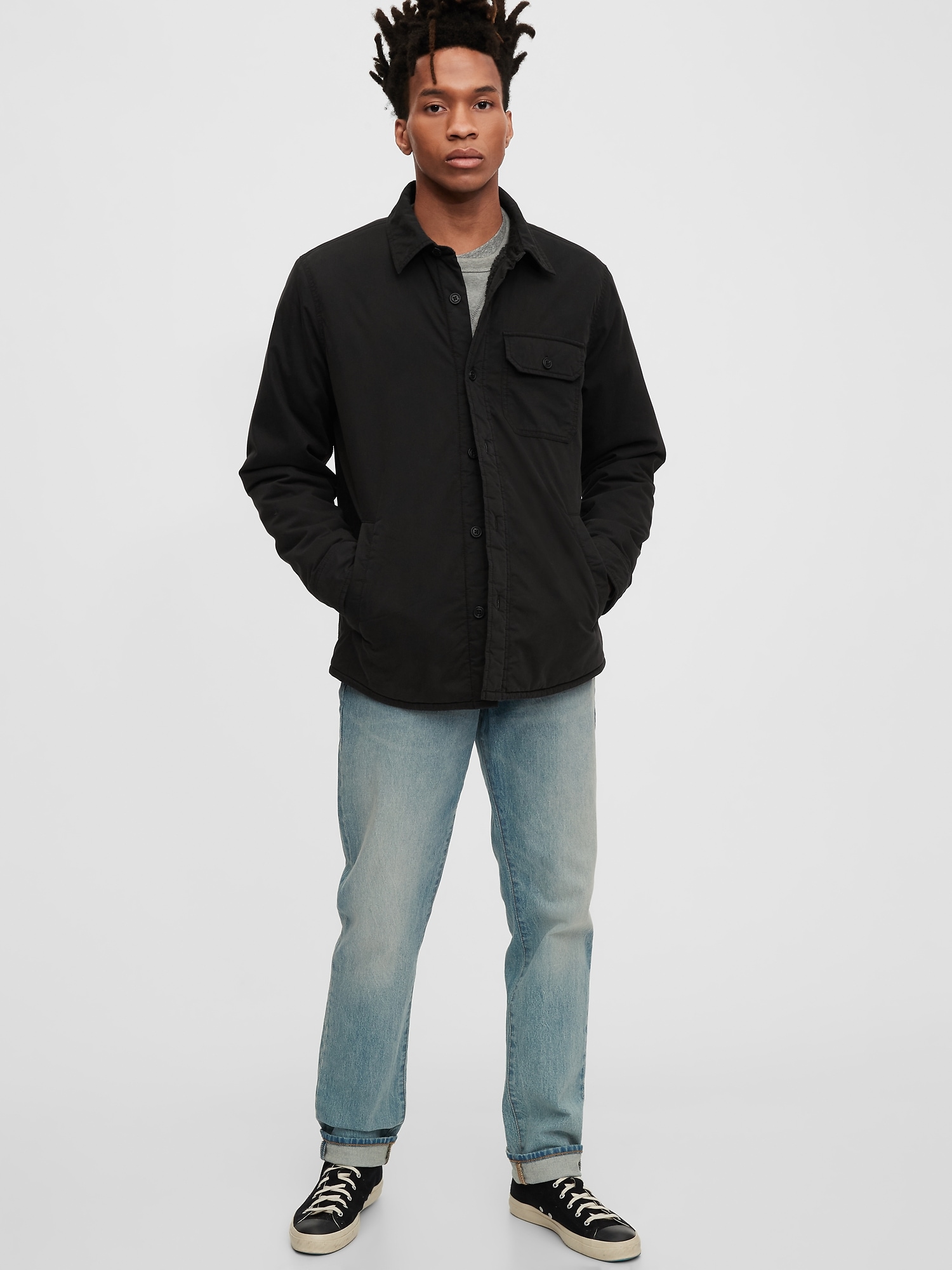 gap moleskin shirt jacket