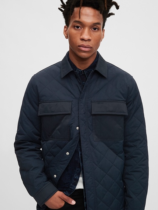 Image number 5 showing, Quilted Shirt Jacket