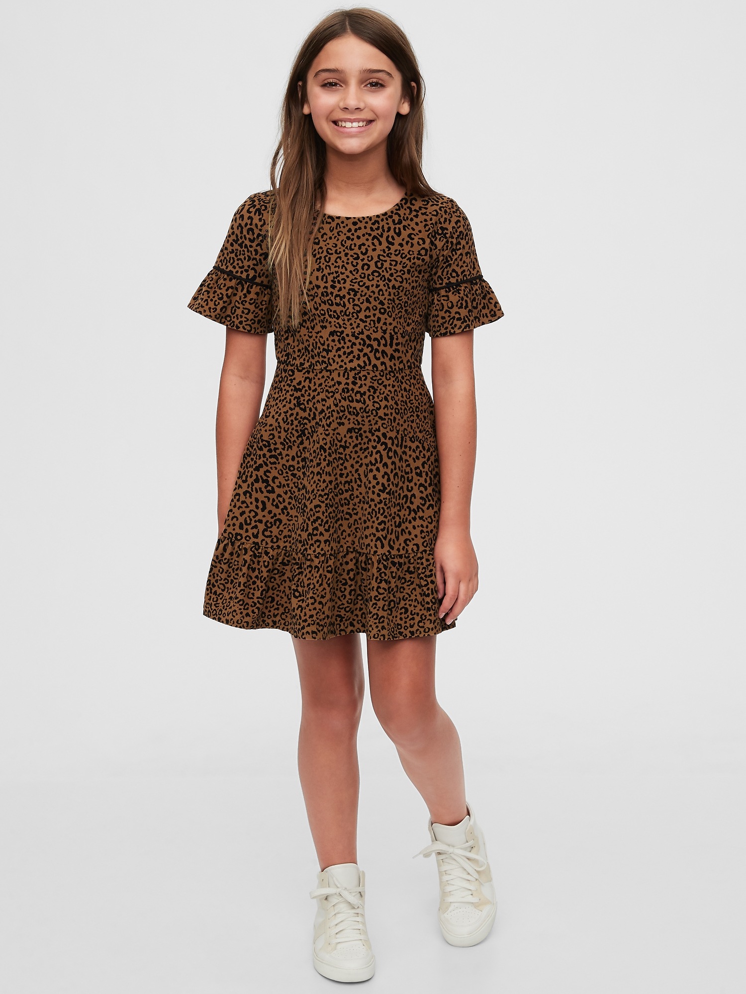 childrens leopard print dress