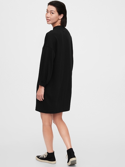 Image number 2 showing, Crewneck T-Shirt Dress in French Terry