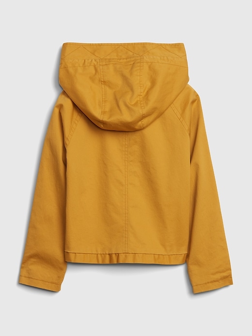 Image number 3 showing, Kids Cropped Utility Jacket with Stretch