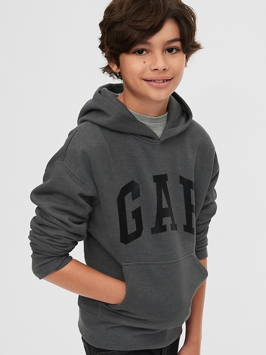 Kids gap logo hoodie deals