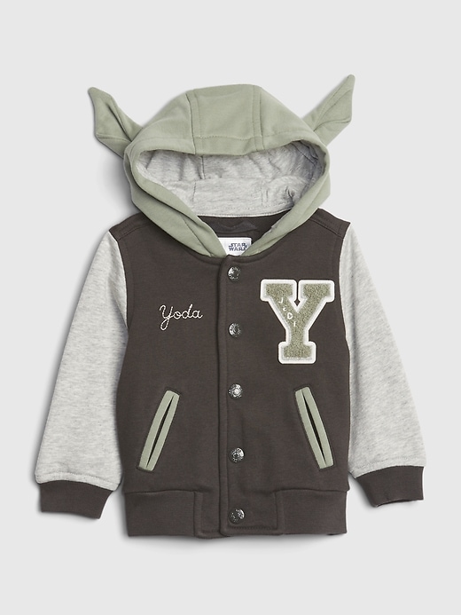 Image number 1 showing, babyGap &#124 StarWars&#153 Yoda Varsity Jacket