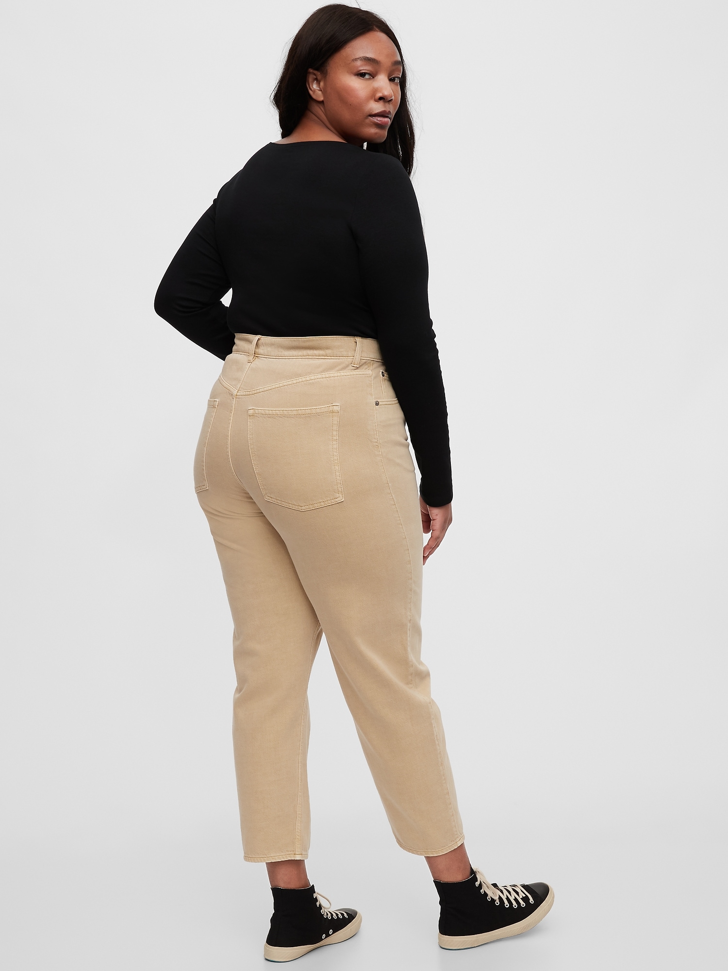 gap barrel jeans high rise