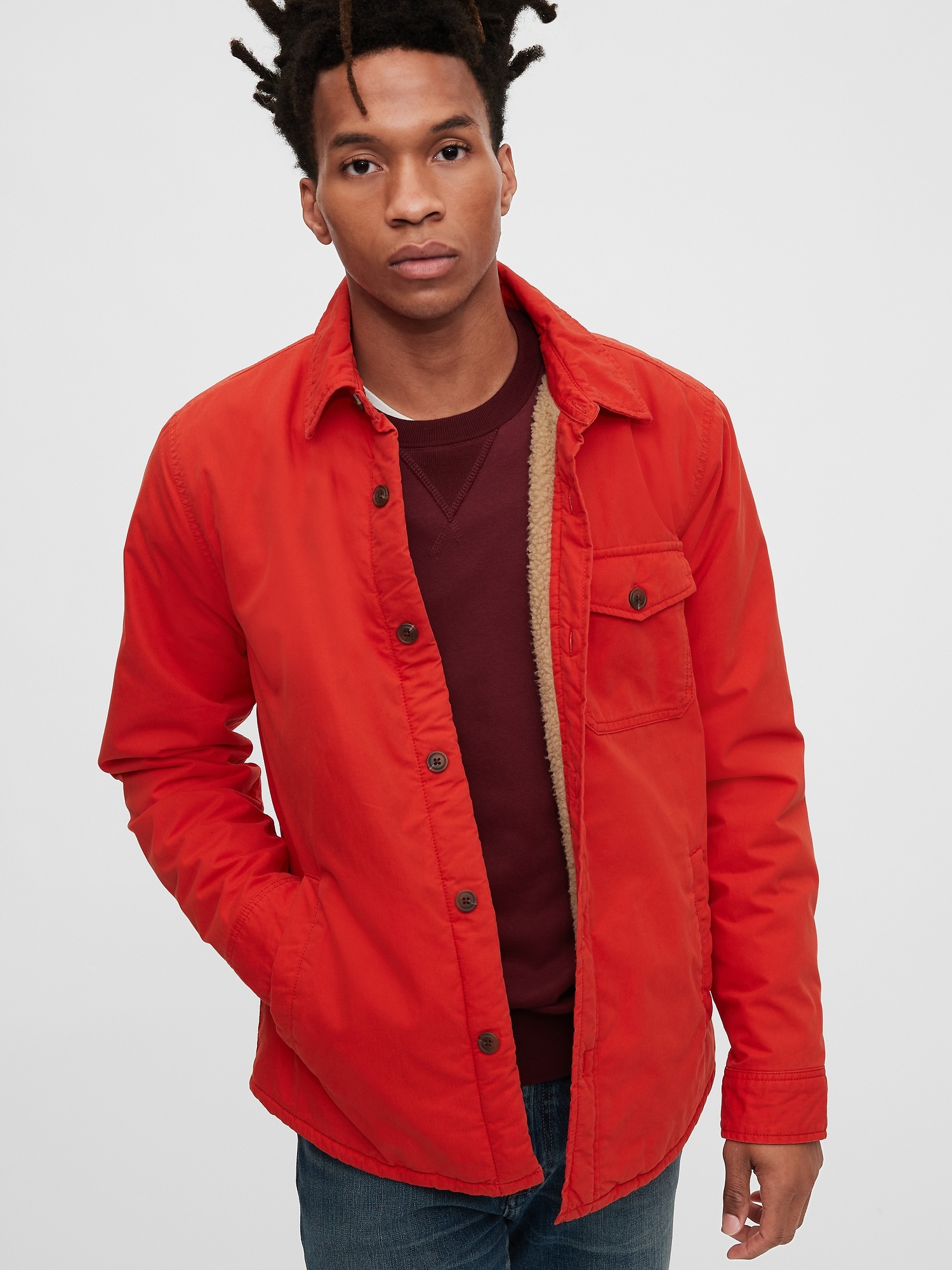 gap utility shirt jacket