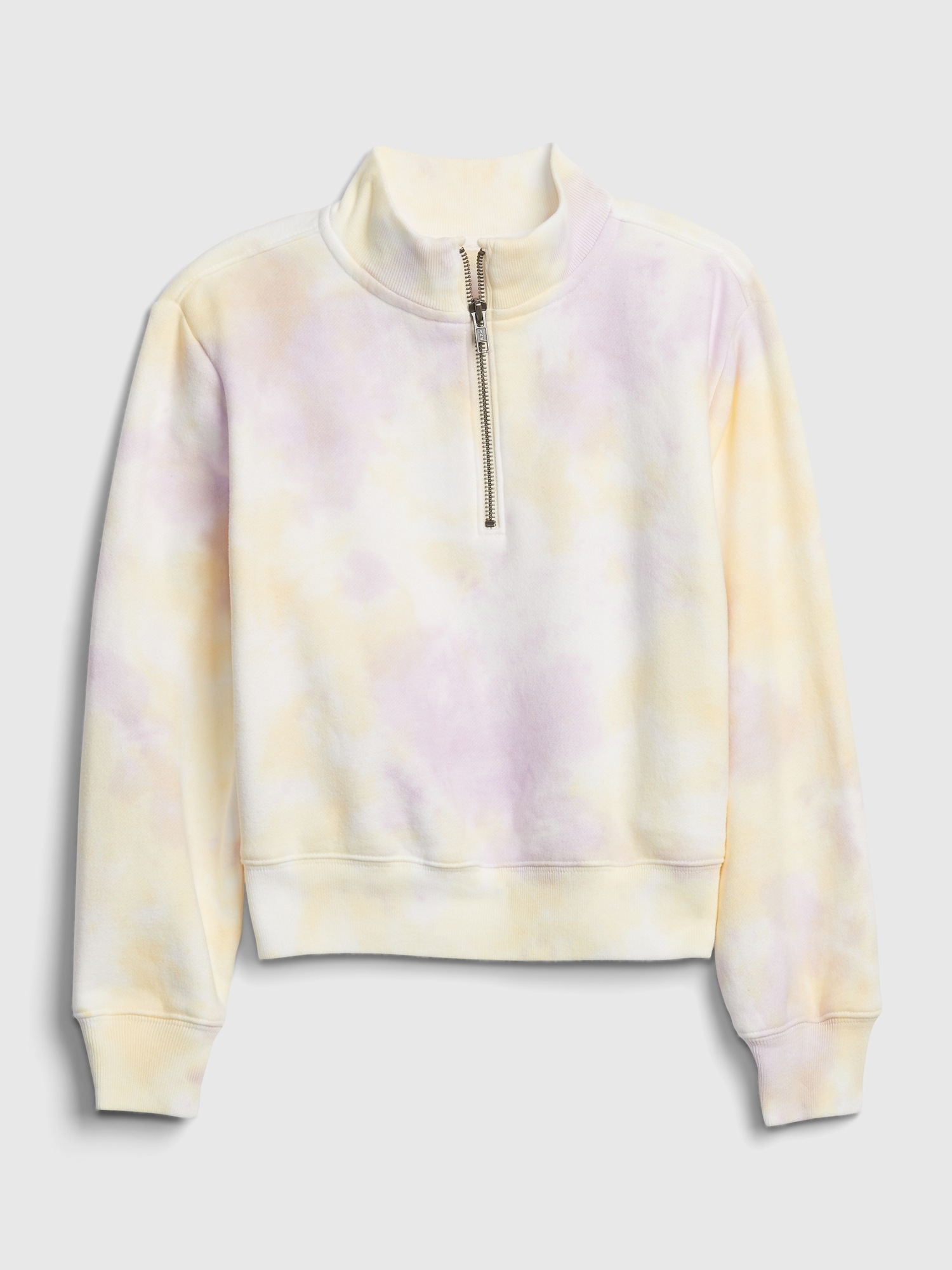 Kids Tie-Dye Quarter Zip Sweatshirt | Gap