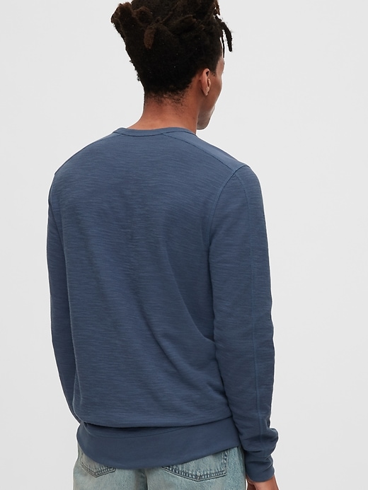 2 of 8 showing, with the color blue pearl of product Slub Pocket T-Shirt