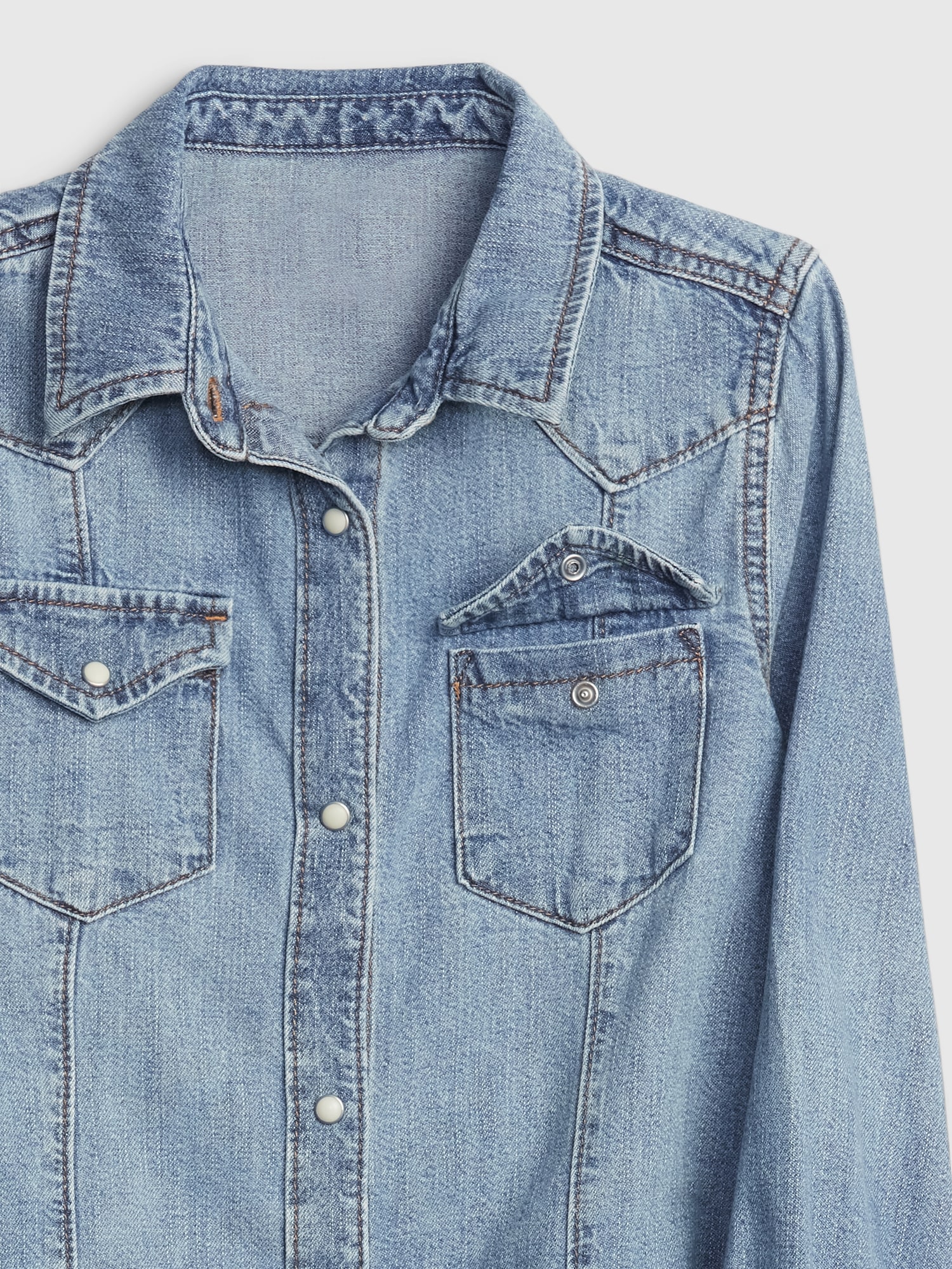 gap girls denim dress