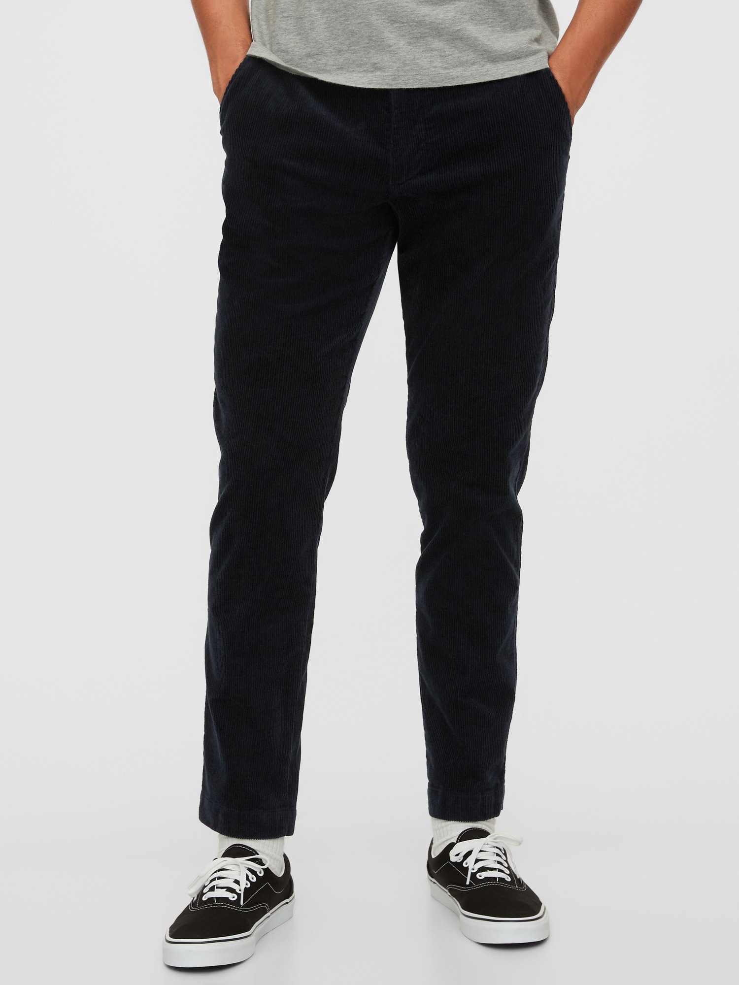 tapered corduroy pants