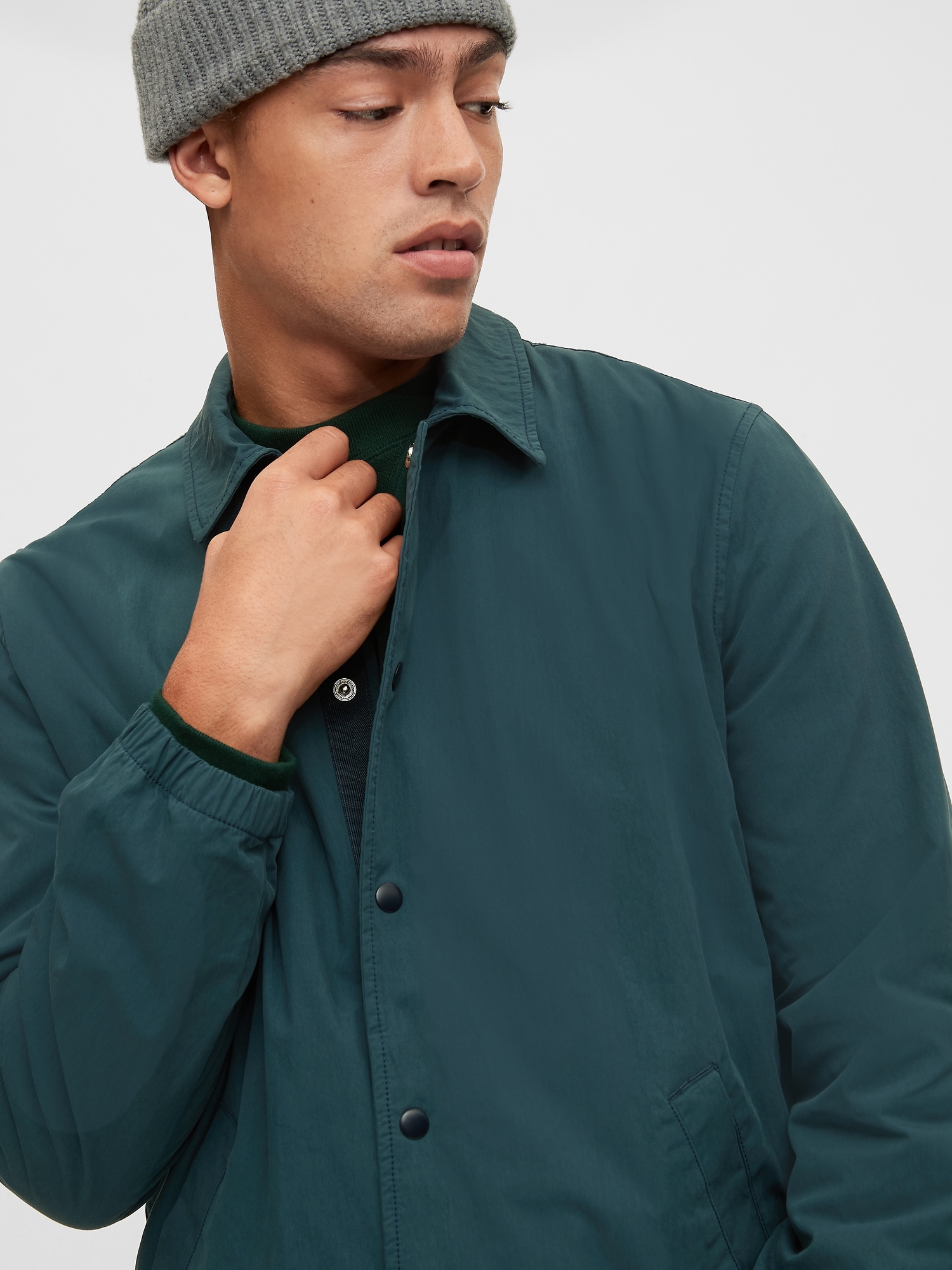 Nylon Coach Jacket Gap