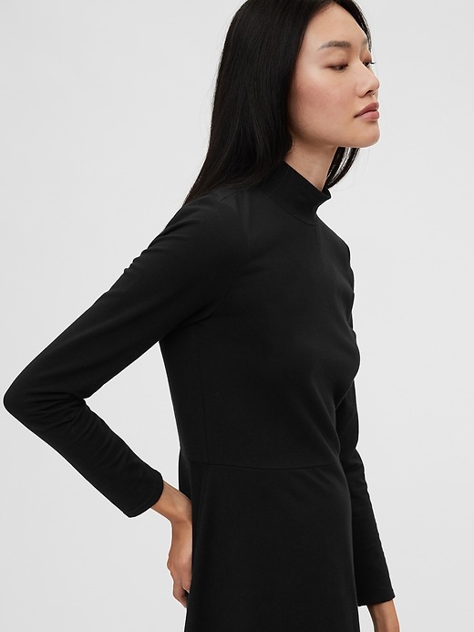 Turtleneck Fit & Flare Dress | Gap