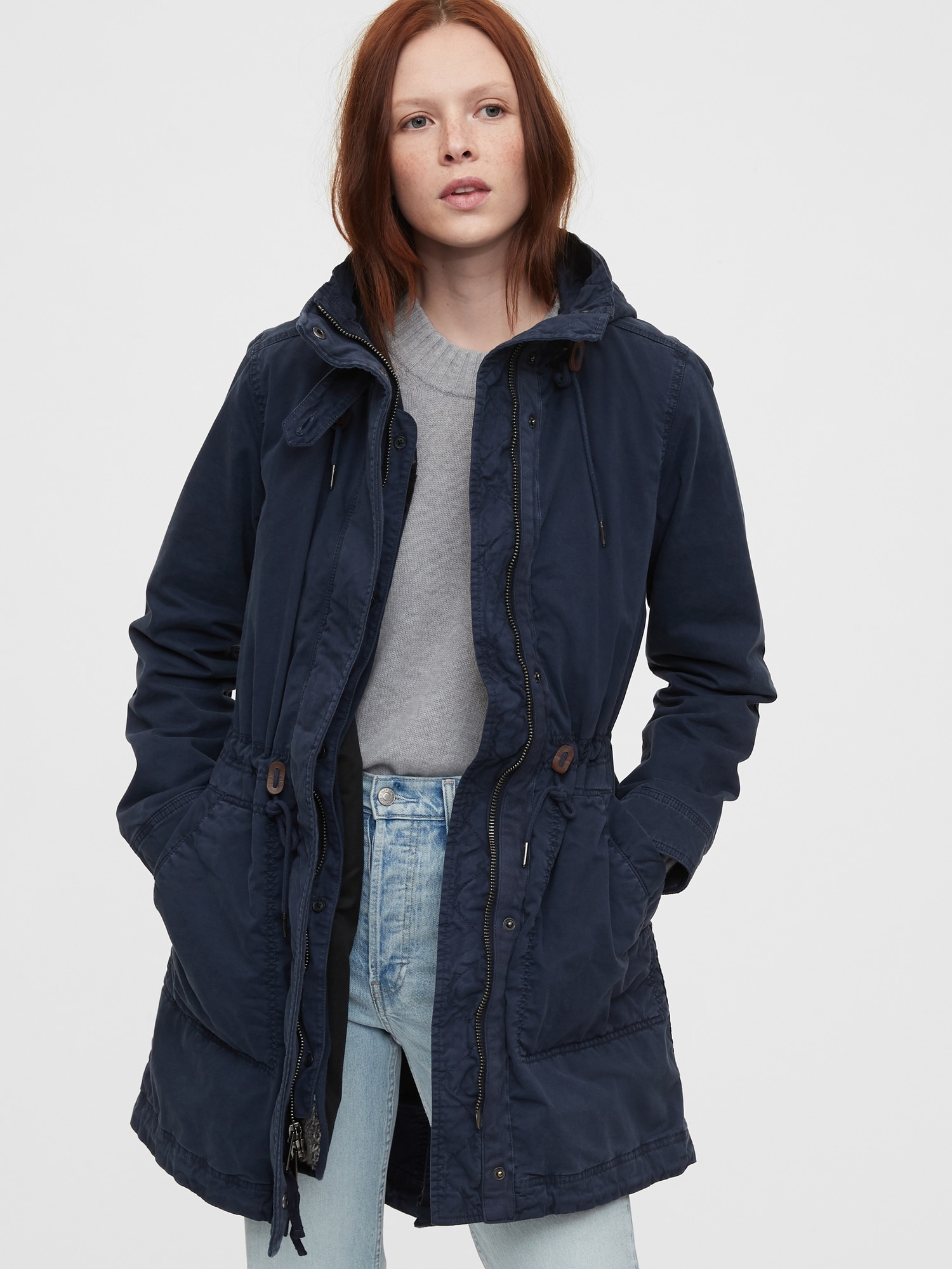 gap navy jacket