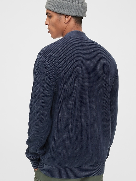 2 of 8 showing, with the color rinse washed indigo of product 1969 Premium Cardigan