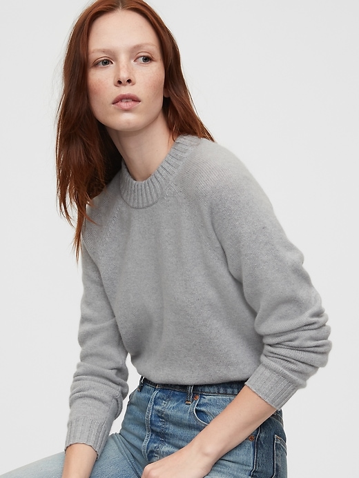 Image number 1 showing, Cashmere Crewneck Sweater