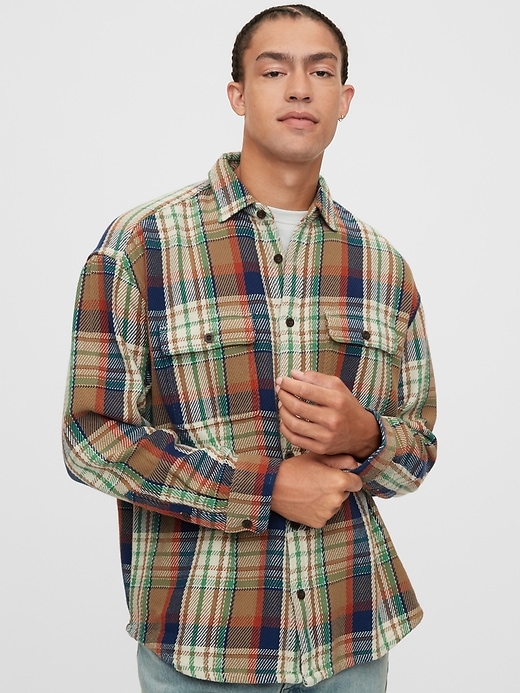 Image number 9 showing, Heavyweight Flannel Shirt Jacket