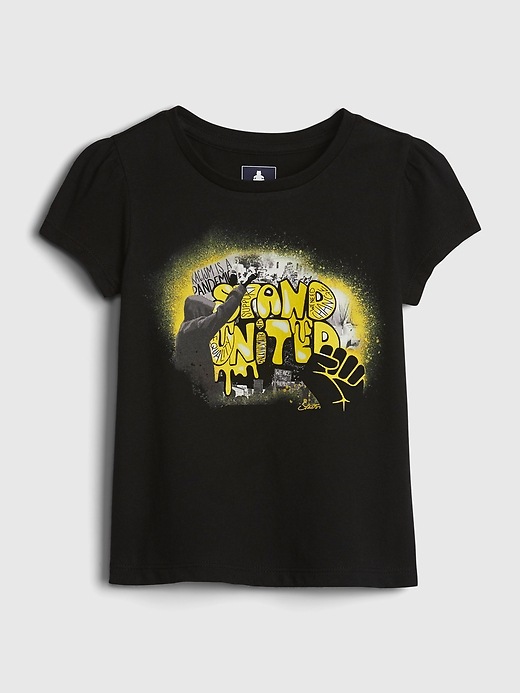 Image number 1 showing, The Gap Collective Toddler Girl Stand United T-Shirt