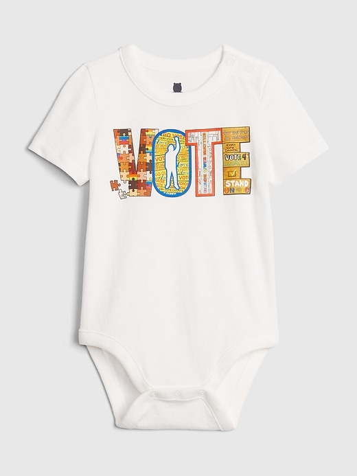 Image number 1 showing, The Gap Collective Baby Vote Bodysuit