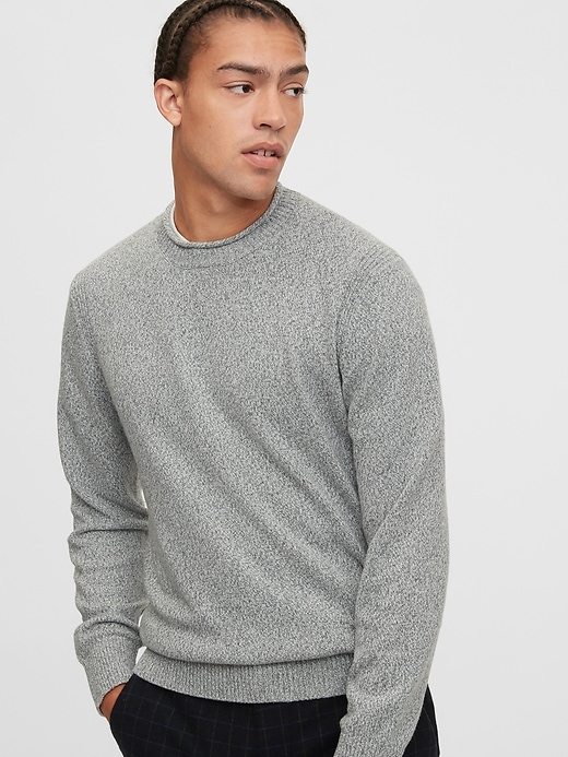 Image number 10 showing, Wool Roll Neck Sweater