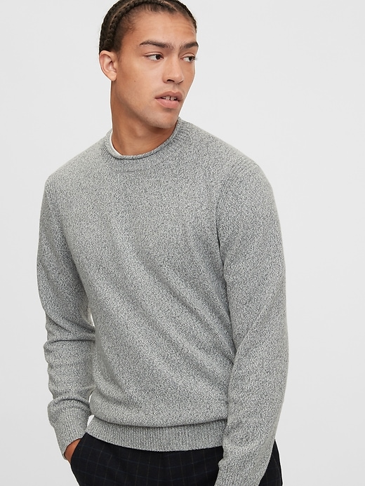 Wool Roll Neck Sweater Gap