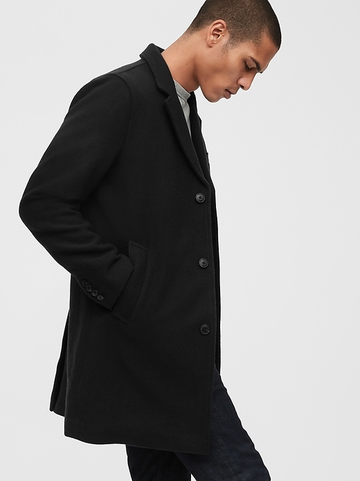 Image number 8 showing, Wool Topcoat