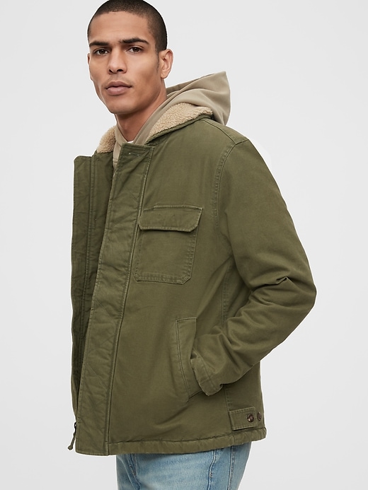 Image number 8 showing, Sherpa Lined Jacket