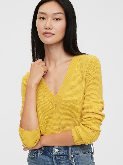 View large product image 1 of 1. True Soft V-Neck Sweater