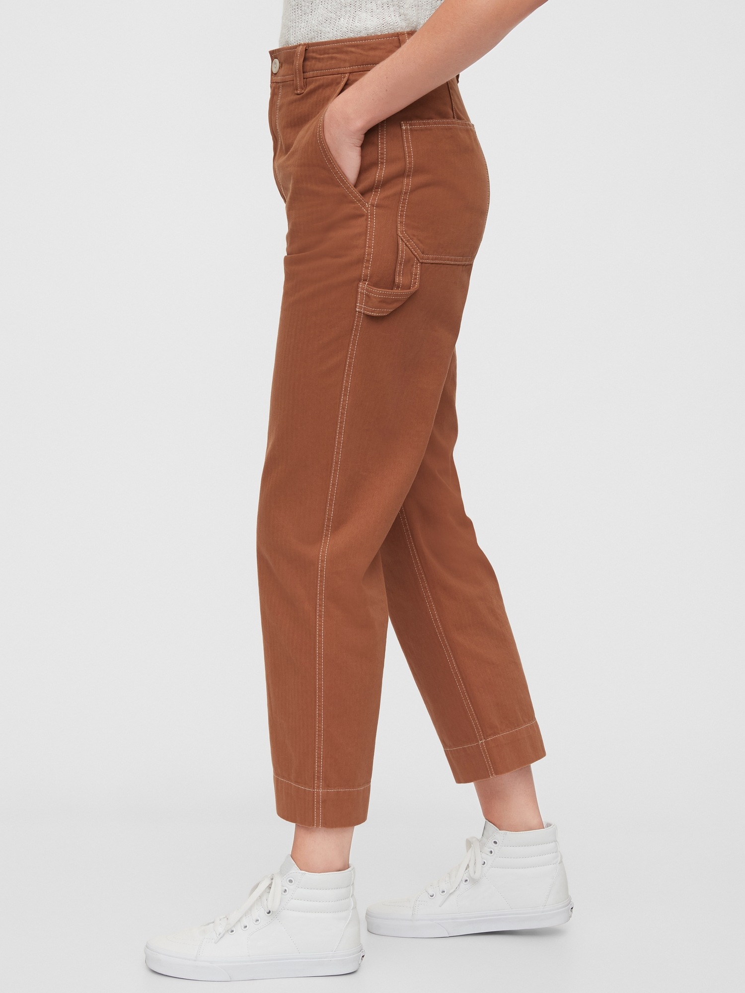 black skinny cargo