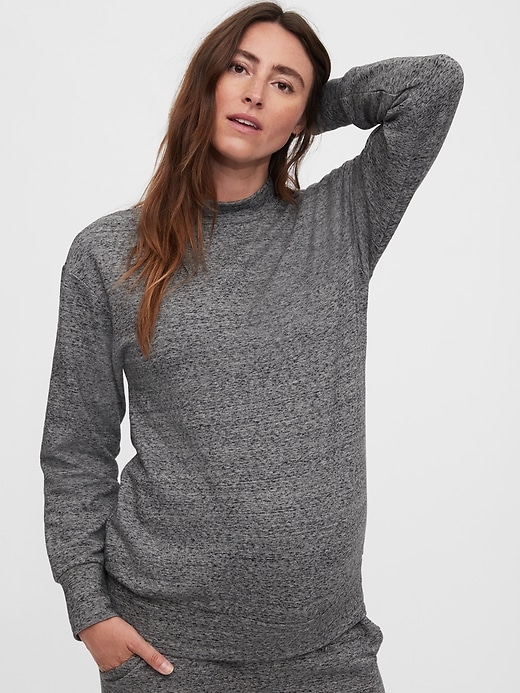 View large product image 1 of 1. Maternity Mockneck Sweatshirt