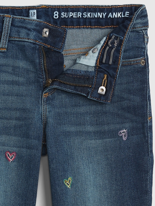 Image number 4 showing, Kids Super Skinny Ankle Jeans with Stretch