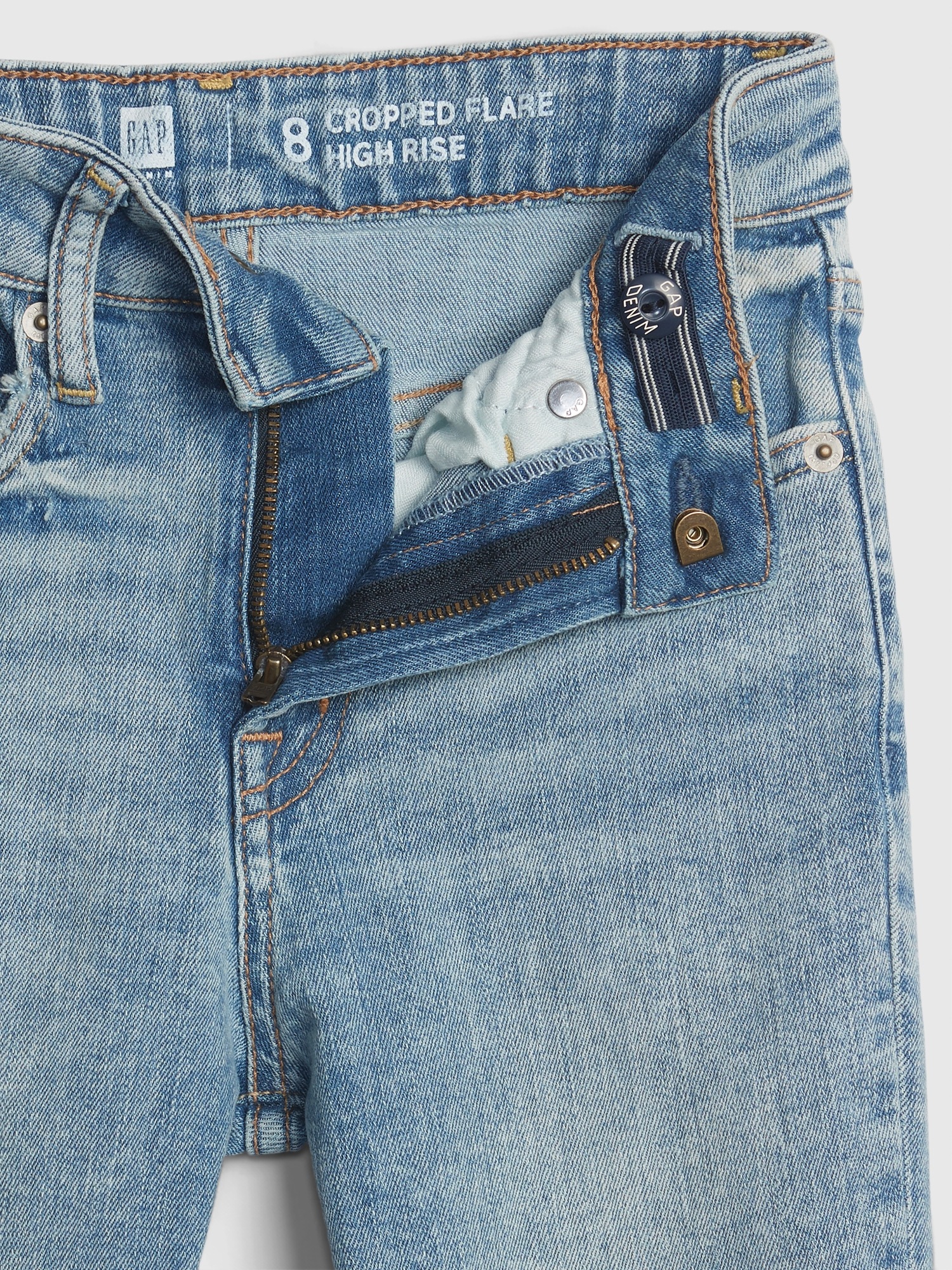 cropped stretch jeans