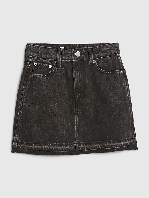 Image number 1 showing, Kids High Rise Denim Skirt