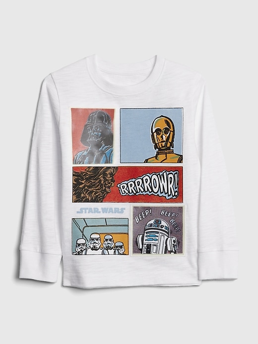 2 of 8 showing, with the color white of product babyGap &#124 Star Wars™ Graphic T-Shirt